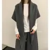 Ropa de Otoño e Invierno Combinación Bufanda Triangular con Lana Talla Grande Chal Engrosado Capa Exterior Calentador de Cuello Tejido Suministro Directo de Fábrica