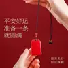 Colgante de Cinnabar Rojo Imperial de Alto Contenido, Arena de Paz y Seguridad, Cristal Mineral Crudo, Colgante de Collar Oro Púrpura, Venta al por Mayor, Dropshipping