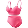 Conjunto de Sujetador Deportivo Push-Up Cómodo y Transpirable Estilo Europeo y Americano Sin Aros Correr Yoga Conjunto de Ropa Interior Trasera Venta al Por Mayor