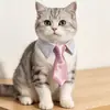 Corbata de Mascota Corbata de Moño Correa para Perro Rayada Fabricantes Venta Collar Bufanda Cuello Falso Bufanda Lazo