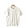 Versión Hong Kong Algodón Lavado Verano Color Sólido Sencillo Cuello Redondo Jersey Color Puro Camiseta Casual de Manga Corta para Hombre