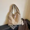 Bolso tote de gran capacidad para mujer, nuevo bolso de hombro simple de moda para ir al trabajo, bolso cruzado, bolso hobo de cuero suave, nuevo modelo 2026