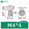 Tornillos Hexagonales Cabeza de Copa Gb7984 Acero Inoxidable 304 Cilíndricos Cabeza Delgada Hexagonales Máquina Tornillos Pernos M2-M12