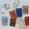2026 Nuevo Estilo Bolso de Teléfono Móvil Calado Hecho a Mano de Ganchillo para Mujer, Bolso Cruzado de Hombro de Almacenamiento Estilo Viaje Primavera y Verano
