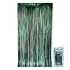 Cortina de Lluvia Mate 1*2m Decoración Transfronteriza para Habitación de Boda Halloween Navidad Fiesta de Cumpleaños Fondo de Pared Ambiente Festivo