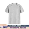 Camiseta de Manga Corta con Escote Pequeño y Patchwork Plisado para Hombre, Nuevo Estilo de Verano Marca de Moda Estilo Americano Ins Holgada Casual de Manga Media