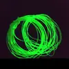 Gancho de serie almacenamiento de luz señuelo de pez fluorescente funda tubo luminoso línea de pesca secundaria anti-enrollado tubo para línea de pesca herramienta de pesca ligera para pesca en el mar
