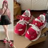 Zapatos de Papá Gruesos y Feos-Lindos de Imitación de Cuero para Mujer, Nuevo Estilo de Principios de Primavera, Cintura Delgada, Doble Cordón, Aumentadores de Altura, Zapatos Deportivos Casuales Ligeros