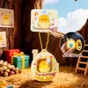 Pendente Autêntico de Mochila para Animal de Estimação Lindo Papagaio Brilhante Série de Bolsos Exquisitos Boneca Fofa Casal Chaveiro Criativo