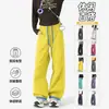 Pantalones de cuchillo curvo softshell a prueba de tres elementos para exteriores personalizados/Dopamina Otoño Nuevo Marca de tendencia para parejas Elástico Estilo americano Patchwork