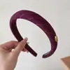 Faixa de Cabelo Retrô de Sarja Estilo Coreano para Mulheres 2026 Novo Modelo Faixa de Cabelo Alta Simples Versátil Presilha de Cabelo Faixa para Lavar o Rosto Acessório de Cabelo