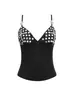 Top regata Y2K com cruz e strass, estilo sexy europeu e americano, top de outer wear justo com tachas e decote V profundo