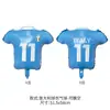 Novos Balões da Copa do Mundo 2026 Decorações em Formato de Bola de Futebol Balões de Camisa Suprimentos para Festa da Eurocopa
