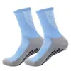 Calcetines deportivos para hombre, calcetines profesionales de fútbol transfronterizos, amortiguadores, antideslizantes, absorbentes de sudor, transpirables, de media pantorrilla para hombre