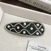 Grampo de Cabelo Coreano com Pérola e Strass BB Clip Lateral Clip Leve Luxo Elegante Cristal Clip para Franja Parte de Trás da Cabeça Acessório de Cabelo Atacado