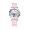 Nuevo reloj de pulsera con diamantes para zancos, lindo reloj de cuarzo de dibujos animados para niñas y niños, reloj de pulsera de alta calidad para niñas