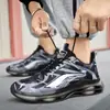 Zapatos de hombre de coco malla transpirable casual deportivos para correr suela gruesa amortiguación de aire elevada zapatos de moda para papá fabricantes al por mayor