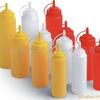 Garrafa Squeeze para Molho, Garrafa de Suco, Garrafa Squeeze para Ketchup, Garrafa de Molho, Recipiente Squeeze para Molho 6oz - 36oz Ferramentas de Confeitaria