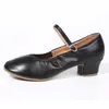 2025 Nuevos Zapatos de Baile Cuadrado de Baile Latino Transfronterizos Zapatos de Baile de Suela Blanda Zapatos de Baile Moderno para Mujer Zapatos de Maestro de Espectáculos