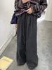 Inverno Novo Estiloso Coreano Preguiçoso Lã Fleece Espessada Acetato Lã Calças de Perna Larga Casuais Femininas Transfronteiriça