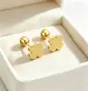 Hebilla de Tornillo de Acero de Titanio Japonés Coreano Pendientes de Tachuela de Celebridad de Internet Resistentes al Color Dormir Sin Quitar Venta Directa de Fábrica Pendiente Pequeño Exquisito Lujo Ligero