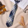 Corbata Jk Cuadros Rojos Decoración de Graduación Femenina Estilo Universitario Estudiante Corbata de Moño Infantil Gratis Camisa Camisa