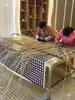 Teto Suspense Suspenso de Tecelagem de Bambu Decoração de Esteira de Bambu Reforma Hotel Pousada Fazenda Tela Divisória de Grade Esteira Retrô