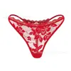 Roupa Íntima Feminina Sexy Transparente de Renda Multicor Transfronteiriça Tamanho Grande Tanga Sexy Respirável de Cintura Baixa Fábrica de Origem Estoque Pronto