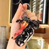 Chaveiro de boneca de moto Harley criativo Pingente de carro enfeites de bolsa requintados barraca pequeno presente atacado