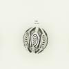 Xizang plata plata antigua seis palabras proverbios cuentas de barril con cuentas pulsera hecha a mano DIY pulsera cuentas sueltas accesorios accesorios con cuentas venta al por mayor