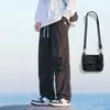 Pantalones Cargo de Verano Finos para Hombre 2024 Nuevos Sueltos Rectos de Seda de Hielo Pantalones para Niños de Senderismo de Asalto Retro