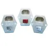 Enchufe de Corriente AC con Interruptor y Fusible, Enchufe AC Tres en Uno AC-01A, Interruptor Basculante Blanco de 2 Pines