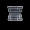 Ranura para Tarjetas Fija 22 Compartimentos Transparente Plástico PP Caja de Almacenamiento Joyería Manicura Diamante Tira Larga Caja de Empaque Caja de Piezas