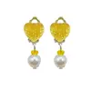 Accesorios de Princesa Amarilla Belle Diadema Blancanieves Collar traje corona tocado clip de mariposa pasador bolso pequeño delicado