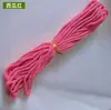 Corda de algodão colorida de 3-4 mm para acessórios de pulseira DIY, corda de algodão fiada no núcleo artesanal, corda para tapeçaria e fio de algodão para amarração