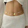 Colgante de Moda Transfronterizo Estrella de Mar Perla Concha Grava Caracola Cadena para la Cintura Diseño para Mujer Accesorio Versátil para la Cintura para Mujeres