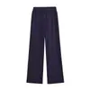 Pantalones casuales versátiles de estilo europeo y americano de cintura alta, nuevos para principios de otoño, corte holgado, adelgazantes, de pierna recta, hasta el suelo, pantalones deportivos