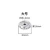 Nuevo Plata Esterlina S925 Seis Caracteres Verdad Junta Espaciador con Cuentas Accesorios para Pulsera DIY Wen Play Hecho a Mano Accesorios con Cuentas