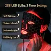1072Nm Máscara de Silicona Dispositivo de Máscara de Luz Roja y Azul Espectrómetro Uso en Casa Panel Grande Luz Máscara de Belleza Mascarilla Facial