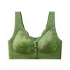 Sutiã Jacquard Embossado para Idade Média e Idosos com Fivela Frontal para Mães, Push-Up, Sem Aros, Íntimos Sem Costura Estilo Colete para Mulheres, Estilo Chinês