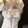 Bolsa Cesta de Legumes Portátil Fofa para Mulheres, Estilo Coreano Primavera e Verão, Bolsa Versátil para Pais e Filhos, Bolsa Transversal de Moda para Crianças