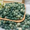 Raíz de Bodhi cuentas sueltas diy cuentas de pastel de arroz alrededor del dedo texto suave cuentas para jugar verde degradado quema de carbón Duobao bodhi mano