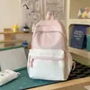 Mochila Casual Juvenil para Campus, Gran Capacidad, Bolso Escolar Elegante y Moderno, Bloques de Color, Mochila Escolar Linda para Estudiantes, Mochila de Moda de Gran Capacidad