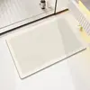 Tapete de piso de color marrón claro degradado estilo wabi-sabi, simple, impermeable, no lavable, adecuado para entrada y dormitorio, antideslizante, fácil de limpiar, tapete para pies que atrapa el polvo y la suciedad