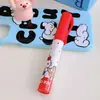 Tijeras Portátiles con Forma de Bolígrafo de Dibujos Animados Japoneses Tijeras Pequeñas Tipo Bolígrafo Mini Seguras y Lindas para Oficina y Estudio