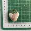 25 Telas Nuevas de Fresa Bordadas Rellenas de Algodón, Cuadros y Puntos Lindos, Accesorios para el Cabello Hechos a Mano para DIY, Ropa, Zapatos y Calcetines