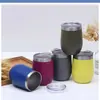 Vasos de Acero Inoxidable para Vino al por Mayor con Tapa, Juego de Vasos Aislados Personalizados, Tazas de Café de Viaje de 12 oz
