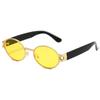 Nuevas gafas de sol ovaladas, gafas de sol de alta gama de moda europea y americana, gafas de protección solar de moda transfronterizas.
