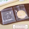 Nova Sacola de Embalagem para Doces Floco de Neve Desenho Animado, Saco Autoadesivo Auto-Selante, Sacola para Biscoitos Cranberry, Sacola para Leite Assado com Tâmaras