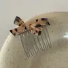 Pente de cabelo com laço de acetato estilo coreano e japonês, clipe de franja sem costura, pente para cabelo da frente, grampo de cabelo, acessório de cabelo lateral